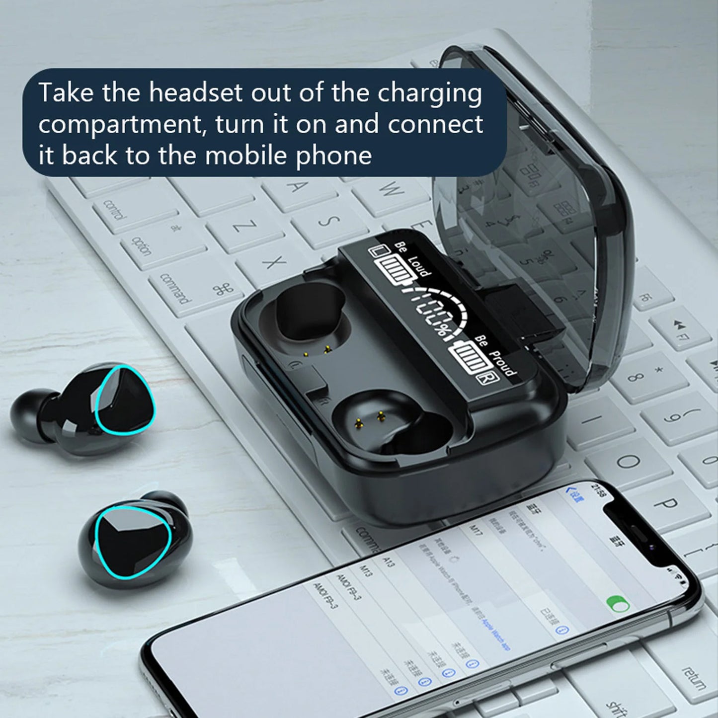 M10 TWS Wireless Bluetooth Earbuds